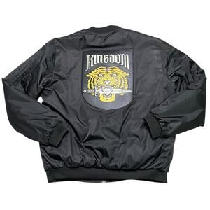 Skybound Men’s AMC The Walking Dead Kingdom Promo Bomber Jacket - M